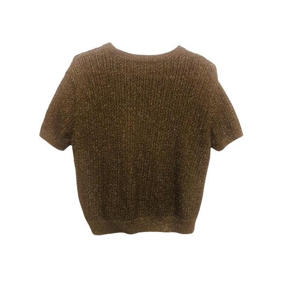 Banana Republic Gold Knit Sweater - Picture 4 of 7